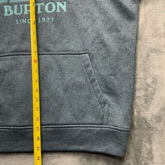 Burton Men's Pullover Hoodie Sweatshirt Gray • XS - Picture 13 of 13